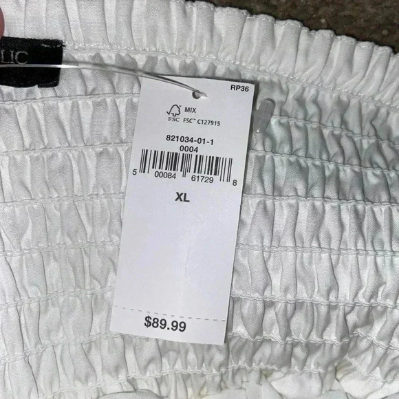 Banana Republic Factory White Mini Dress - Picture 5 of 5